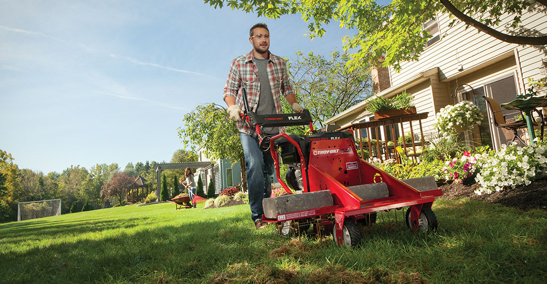 Repairing a Matted Lawn Troy Bilt Troy Bilt CA